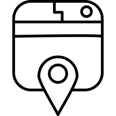 harita konum simgesi simgesi