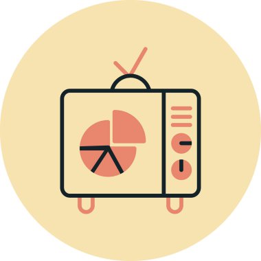 Modern simgenin vektör illüstrasyonu