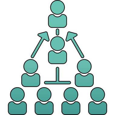 İş ekibi. Basit tasarım