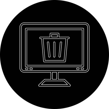 vektör bilgisayar simgesi illüstrasyonu