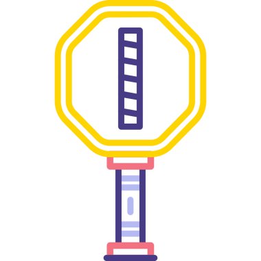 Trafik ışığı simgesi vektör illüstrasyon grafik tasarımı