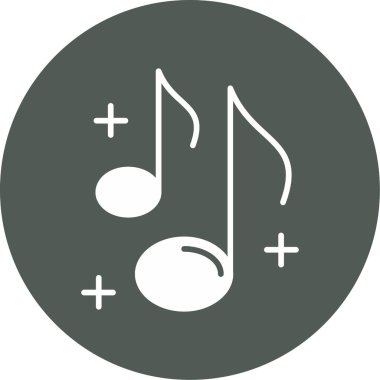 Vektör müzik simgesi illüstrasyonu