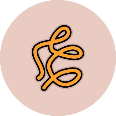 Bir noel balosu simgesinin vektör çizimi