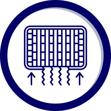 Klima. Web simgesi basit illüstrasyon