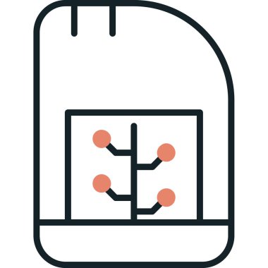 Modern b 'nin vektör illüstrasyonu eksik simgesi