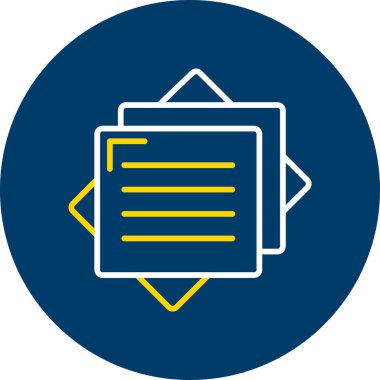 Belge. Web simgesi basit illüstrasyon