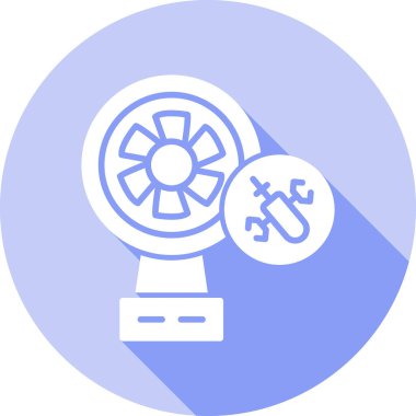 Hayran. Web simgesi basit illüstrasyon