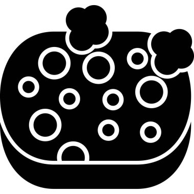 Taslak şeklinde kase meyve ikonu