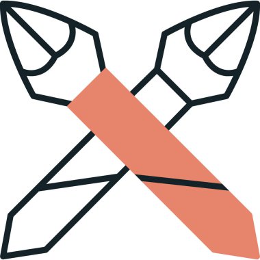 Balta. Web simgesi basit illüstrasyon