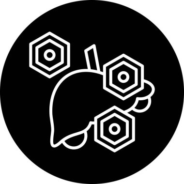 Bir köpeğin vektör illüstrasyonu