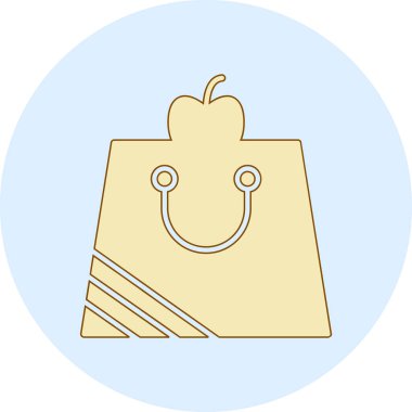 alışveriş torbası etiketi.