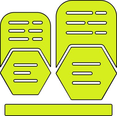 Bir arı simgesinin vektör illüstrasyonu