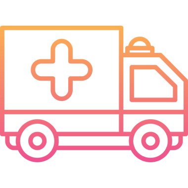 araba simgesi vektör illüstrasyonu