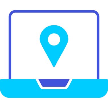 Harita konumu. Basit illüstrasyon