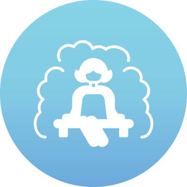 Arabalı bir adamın vektör çizimi