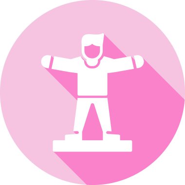 Brezilya bayraklı bir adam