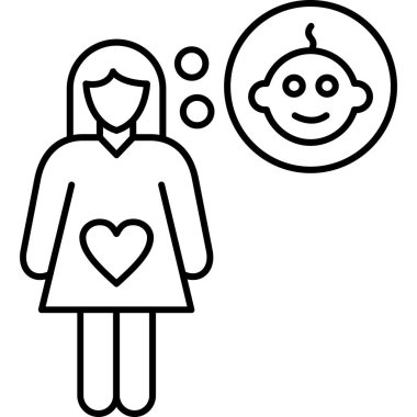 Kupa ikonlu kız ve oğlan. vektör illüstrasyonu