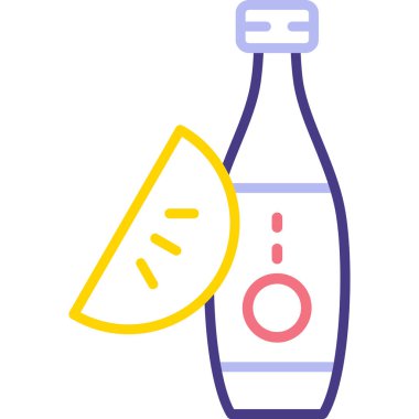 Meyve suyu. Web simgesi basit illüstrasyon