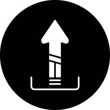 ok simgesinin vektör illüstrasyonu