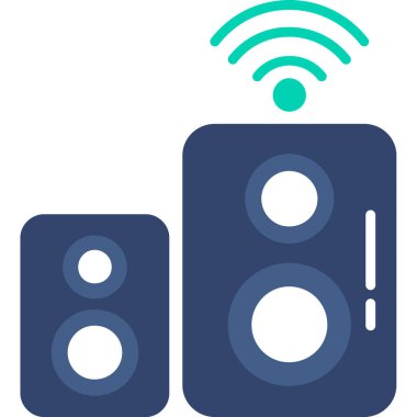 müzik web simgesi basit tasarım