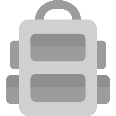 Sırt çantası ağ simgesi. Basit tasarım. vektör illüstrasyonu