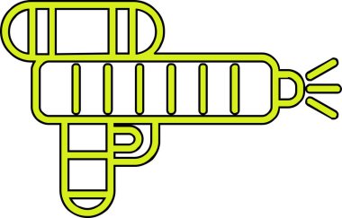 Beyaz arkaplanda izole edilmiş çizgi film oto tamir simgesinin vektör çizimi