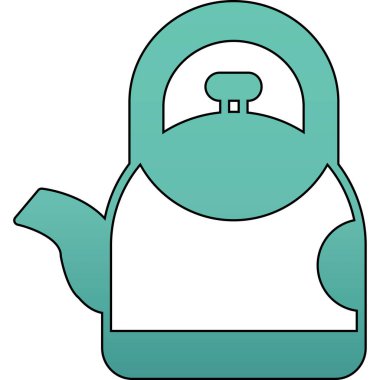 Çaydanlık mutfağı ikonu