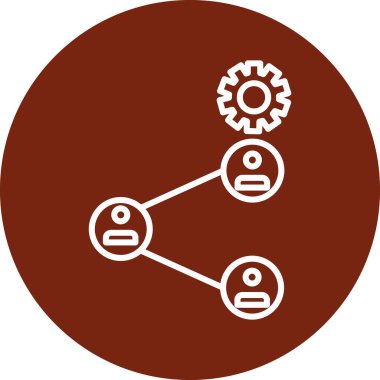 Modern b 'nin vektör illüstrasyonu vites simgesinden yoksun