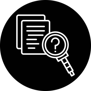 Büyüteç ve Soru İşareti Simgesi