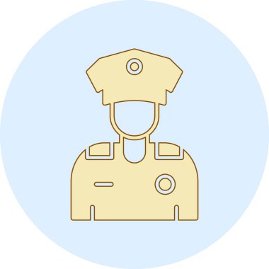 askeri simge vektör illüstrasyonu