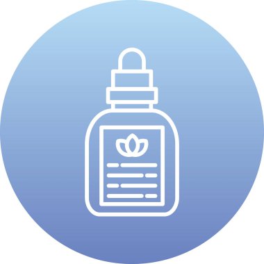 Şişe simgesinin vektör illüstrasyonu