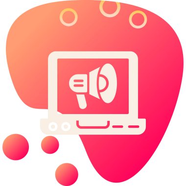 Bilgisayar faresi. Web simgesi basit illüstrasyon