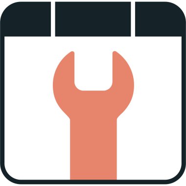 servis takvimi gün simgesi