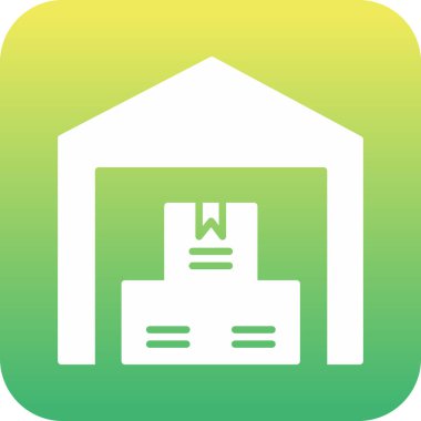 Modern yapı simgesinin vektör illüstrasyonu