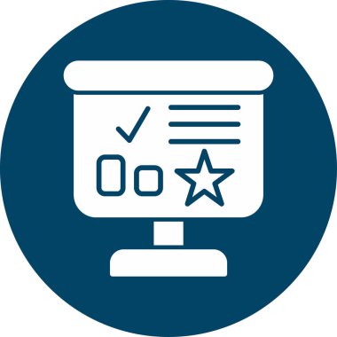 İş ve finans simgesinin vektör illüstrasyonu