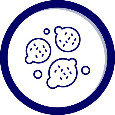 Gıda simgesinin vektör illüstrasyonu