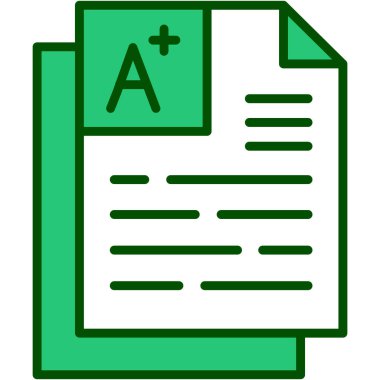 Bir dosyanın vektör illüstrasyonu