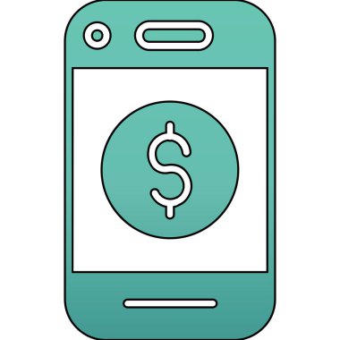 Doları vektör simge işareti simge vektör çizim kişisel ve ticari kullanım için..