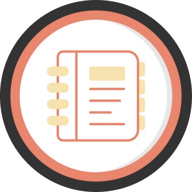 kitap simgesi vektör illüstrasyonu