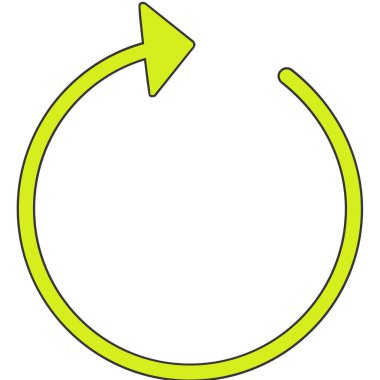 izole sembol simge vektör çizim tasarım geri dönüşüm