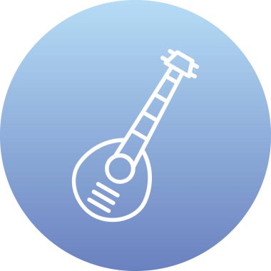 Modern b 'nin vektör illüstrasyonu gitar simgesinden yoksundur