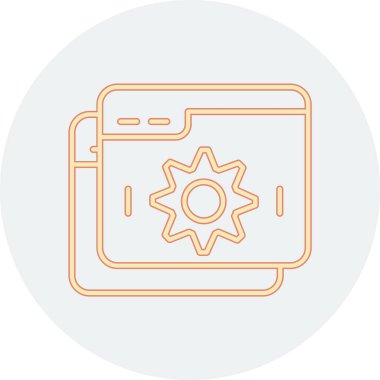 Akıllı telefon simgesinin vektör illüstrasyonu