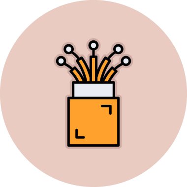 Bir web simgesinin vektör simgesi tasarımı