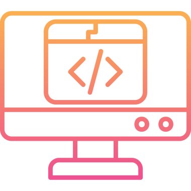 Web simgesi, vektör illüstrasyonu