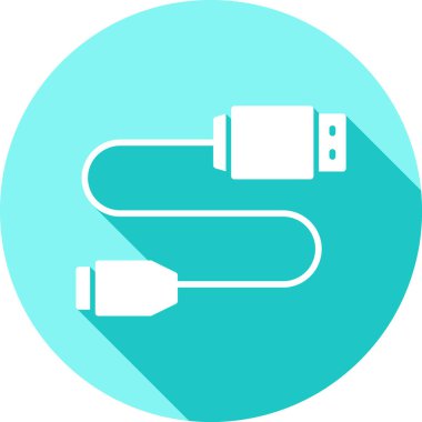 usb simgesinin vektör illüstrasyonu