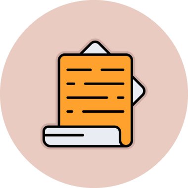 dosya belgesi vektör illüstrasyonu