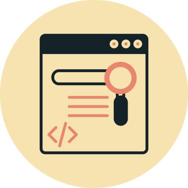 Veri analizi düz simgesi