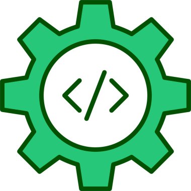 Geliştirme simgesi vektör illüstrasyonu