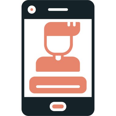 - Telefon. Web simgesi basit tasarım