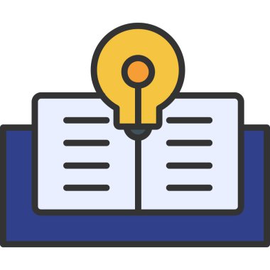 işletme yönetimi düz renk simgesi.